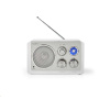 NEDIS RDFM5110WT rádio retro FM NEDIS RDFM5110WT rádio retro FM