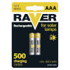 Nabíjacia batéria RAVER SOLAR 400 mAh HR03 (AAA), 2 ks Nabíjacia batéria RAVER SOLAR 400 mAh HR03 (AAA), 2 ks