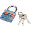 EXTOL zámok visiaci liatinový farebný, 38 mm 77021 EXTOL zámok visiaci liatinový farebný, 38 mm 77021