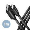 AXAGON BUMM3-CM10AB, SPEED kabel Micro-B USB USB-C, 1m, USB 3.2 GEN 1, 3A, ALU, tpe, černý Axagon AXAGON BUMM3-CM10AB, SPEED kabel Micro-B USB USB-C, 1m, USB 3.2 GEN 1, 3A, ALU, tpe, černý Axagon
