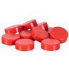 Magnety Q-CONNECT okrúhle, 20 mm, 10 ks, červene Magnety Q-CONNECT okrúhle, 20 mm, 10 ks, červene