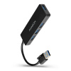 AXAGON HUE-G1A, 4x USB 3.2 Gen 1 SLIM hub, kabel Type-A 14cm napevno Axagon AXAGON HUE-G1A, 4x USB 3.2 Gen 1 SLIM hub, kabel Type-A 14cm napevno Axagon