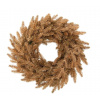 J-Line by Jolipa Bronzový vianočný smrekový veniec M - Ø 40*10 cm - J-Line by Jolipa J-Line by Jolipa Bronzový vianočný smrekový veniec M - Ø 40*10 cm - J-Line by Jolipa
