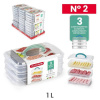 Dóza stohovateľná s rukoväťou 3x1l, 15,5 x 23,5 x 10cm Dóza stohovateľná s rukoväťou 3x1l, 15,5 x 23,5 x 10cm