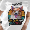 Tričko s potlačou WELSH CORGI + slogan Pánsky Biela 4XL Tričko s potlačou WELSH CORGI + slogan Pánsky Biela 4XL