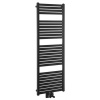 AQUALINE TONDI 45 x 133cm 561W kúpeľňový radiátor rovný, stredové pripojenie, čierny, DT476T AQUALINE TONDI 45 x 133cm 561W kúpeľňový radiátor rovný, stredové pripojenie, čierny, DT476T