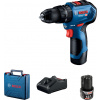 Bosch Akumulátorový príklepový vŕtací skrutkovač GSB 12V-30, kufor 06019G9100 Bosch Akumulátorový príklepový vŕtací skrutkovač GSB 12V-30, kufor 06019G9100