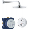 Grohe Grohtherm sprchová súprava podomietková s termostatom s dažďovou sprchou StarLight Chrome 34726000 Grohe Grohtherm sprchová súprava podomietková s termostatom s dažďovou sprchou StarLight Chrome 34726000
