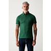 Tommy Hilfiger polo tričko bavlnené s elastanom MW0MW17771. zelená M Tommy Hilfiger polo tričko bavlnené s elastanom MW0MW17771. zelená M