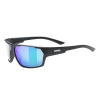 Uvex Sportstyle 233 P - Black Matt/Litemirror Silver Polarvision one size Uvex Sportstyle 233 P - Black Matt/Litemirror Silver Polarvision one size