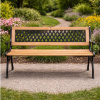 Záhradná lavička BestBerg BBGF-236 / 126 × 53 × 74 cm / drevo/čierna Záhradná lavička BestBerg BBGF-236 / 126 × 53 × 74 cm / drevo/čierna