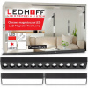 Koľajnicové osvetlenie SADA magnet Lišta 1m 3x LED lampa ČIERNA reflektor Koľajnicové osvetlenie SADA magnet Lišta 1m 3x LED lampa ČIERNA reflektor