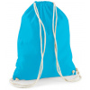 Westford Mill Bavlnený vak na chrbát WM110 Surf Blue 37 x 46 cm Westford Mill Bavlnený vak na chrbát WM110 Surf Blue 37 x 46 cm
