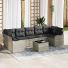 zahrada-XL Súprava záhradných pohoviek Svetlosivá 55 x 55 x 37 cm 3345622 zahrada-XL Súprava záhradných pohoviek Svetlosivá 55 x 55 x 37 cm 3345622