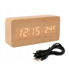 Hodiny - ELECTRONIC BUDÍK LED teplomer Drevený (Hodiny - ELECTRONIC BUDÍK LED teplomer Drevený) Hodiny - ELECTRONIC BUDÍK LED teplomer Drevený (Hodiny - ELECTRONIC BUDÍK LED teplomer Drevený)