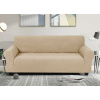 Elastický žakárový poťah na trojmiestnu pohovku BestBerg / prírodný Elastický žakárový poťah na trojmiestnu pohovku BestBerg / prírodný