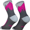 Ponožky DYNAFIT Traverse Crew Socks Cinder Pink Glo Sivá 39-42 Ponožky DYNAFIT Traverse Crew Socks Cinder Pink Glo Sivá 39-42