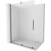 Mexen Velar zasúvacia sprchová stena Walk-in 160 x 200 cm, mrazené 8 mm, kartáčovaná zbraňová sivá - 871-160-000-33-66 Mexen Velar zasúvacia sprchová stena Walk-in 160 x 200 cm, mrazené 8 mm, kartáčovaná zbraňová sivá - 871-160-000-33-66