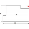 HAAS+SOHN JUVA - ND Deska topeniště horní, ND 0050500030005 - šamot HAAS+SOHN JUVA - ND Deska topeniště horní, ND 0050500030005 - šamot