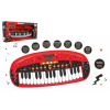 Teddies Pianko ROCK STAR 31 kláves plast 46cm na batérie so zvukom, svetlom v krabici 52x24x8cm Teddies Pianko ROCK STAR 31 kláves plast 46cm na batérie so zvukom, svetlom v krabici 52x24x8cm