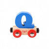 Bigjigs Rail Vagónik drevenej vláčikovej dráhy - písmeno Q Bigjigs Rail Vagónik drevenej vláčikovej dráhy - písmeno Q