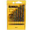 DeWALT Sada DT5911 vrtáků do železa průměr 1-10 mm 10 ks DeWALT Sada DT5911 vrtáků do železa průměr 1-10 mm 10 ks