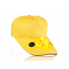Solárna čiapka s ventilátorom - žltá Solárna čiapka s ventilátorom - žltá