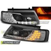 Predné svetlá Volkswagen Passat B5 3B, 1996-2000, LED Daylight, čierne black + LED smerovka Predné svetlá Volkswagen Passat B5 3B, 1996-2000, LED Daylight, čierne black + LED smerovka
