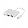 Adaptér USB-C HDMI HUB 3v1 4K USBC Adaptér USB-C HDMI HUB 3v1 4K USBC