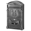 Schránka GLA-Alu, hliníková, 255x90x410 mm, poštová, antique silver Schránka GLA-Alu, hliníková, 255x90x410 mm, poštová, antique silver