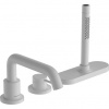 Hansgrohe Tecturis S Trojotvorová batéria na okraj vane, sBox, matná biela 73447700 Hansgrohe Tecturis S Trojotvorová batéria na okraj vane, sBox, matná biela 73447700
