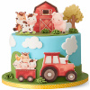 Sada Dekorácie na Tortu Farma Traktor 10 ks 2D Sada Dekorácie na Tortu Farma Traktor 10 ks 2D
