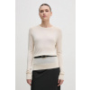 Sveter s prímesou hodvábu Calvin Klein K20K208199 béžová XS Sveter s prímesou hodvábu Calvin Klein K20K208199 béžová XS