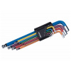Extol Premium 8819316 Kľúče imbusové farebné predĺžené, 9ks, 1,5-10mm, S2 Extol Premium 8819316 Kľúče imbusové farebné predĺžené, 9ks, 1,5-10mm, S2