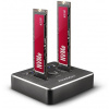 AXAGON ADSA-M2C, USB-C 3.2 Gen 2 - 2x M.2 NVMe SSD dokovacia stanica AXAGON ADSA-M2C, USB-C 3.2 Gen 2 - 2x M.2 NVMe SSD dokovacia stanica