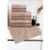 INSPIO Uterák Luxusný - - Mita Smetana Egyptská bavlna 50/100 50x100 hnedá, krémová INSPIO Uterák Luxusný - - Mita Smetana Egyptská bavlna 50/100 50x100 hnedá, krémová