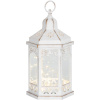 Lampáš MagicHome Vianoce Morocco, LED teplá biela, biely, 3xAAA, plast, časovač, 18x15x32 cm Lampáš MagicHome Vianoce Morocco, LED teplá biela, biely, 3xAAA, plast, časovač, 18x15x32 cm
