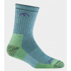 DARN TOUGH Dámske trekingové ponožky HIKER MIDWEIGHT MERINO CUSHION MICRO CREW aqua heather - teal Veľkosť: L DARN TOUGH Dámske trekingové ponožky HIKER MIDWEIGHT MERINO CUSHION MICRO CREW aqua heather - teal Veľkosť: L