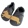 Hopi Hop Kožené capáčky Barefoot Veľ. L (12-18 mes.) Psík Longi Hopi Hop Kožené capáčky Barefoot Veľ. L (12-18 mes.) Psík Longi
