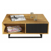 Konferenčný stolík Loft Retro Oak/Black LFT201 (Konferenčný stolík Loft Retro Oak/Black LFT201) Konferenčný stolík Loft Retro Oak/Black LFT201 (Konferenčný stolík Loft Retro Oak/Black LFT201)