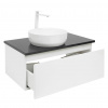 Swiss aqua technologies Koupelnová skříňka s krycí deskou SAT B-WAY 79x30x45 cm bílá lesk BWAY80WTKUB Swiss aqua technologies Koupelnová skříňka s krycí deskou SAT B-WAY 79x30x45 cm bílá lesk BWAY80WTKUB