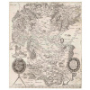 PIRRO LIGORIO (1514-1583): Mapa Uhorska. Medirytina. Rím, 1559. Druh potlače: Exkluzívne prevedenie na plátne v drevených lištách 100x121 - Reprodukcia dekoračnej historickej mapy na stenu PIRRO LIGORIO (1514-1583): Mapa Uhorska. Medirytina. Rím, 1559. Druh potlače: Exkluzívne prevedenie na plátne v drevených lištách 100x121 - Reprodukcia dekoračnej historickej mapy na stenu