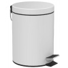 Aqualine Simple Line - Odpadkový kôš okrúhly 5 l, matná biela 28105 Aqualine Simple Line - Odpadkový kôš okrúhly 5 l, matná biela 28105