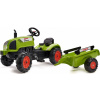 FALK Šliapací traktor 2041C Claas Arion s vlečkou a otváracou kapotou FALK Šliapací traktor 2041C Claas Arion s vlečkou a otváracou kapotou