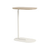 Muuto Stolík Relate 73,5 cm, solid oak / off-white Muuto Stolík Relate 73,5 cm, solid oak / off-white