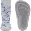 Detské protišmykové ponožky Ewers Stoppersocken SoftStep Dino - hellsilber mel 18-19 Detské protišmykové ponožky Ewers Stoppersocken SoftStep Dino - hellsilber mel 18-19