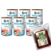 BRIT PATE & MEAT SALMON 6x400g & Hovädzie tyčinky WILD FARM 500g psia maškrta BRIT PATE & MEAT SALMON 6x400g & Hovädzie tyčinky WILD FARM 500g psia maškrta