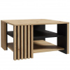 Konferenčný stolík 80x80 Zaandam dub artisan/čierna Konferenčný stolík 80x80 Zaandam dub artisan/čierna