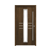 Hliníkovo-oceľové vchodové dvere pasívne Hestia 110 x 210 cm P orech Hliníkovo-oceľové vchodové dvere pasívne Hestia 110 x 210 cm P orech