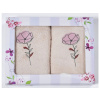 Darčekové balenie 2 ks froté uterákov, Šípková ruža, 50 x 100 cm Darčekové balenie 2 ks froté uterákov, Šípková ruža, 50 x 100 cm